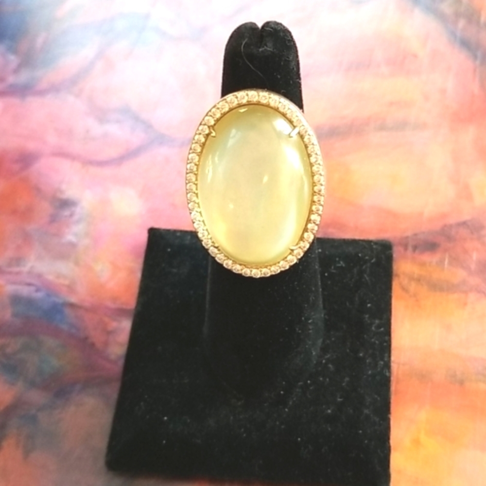 ROBERTO COIN Lemon Quartz Cocktail Ring - Picture 4 of 16